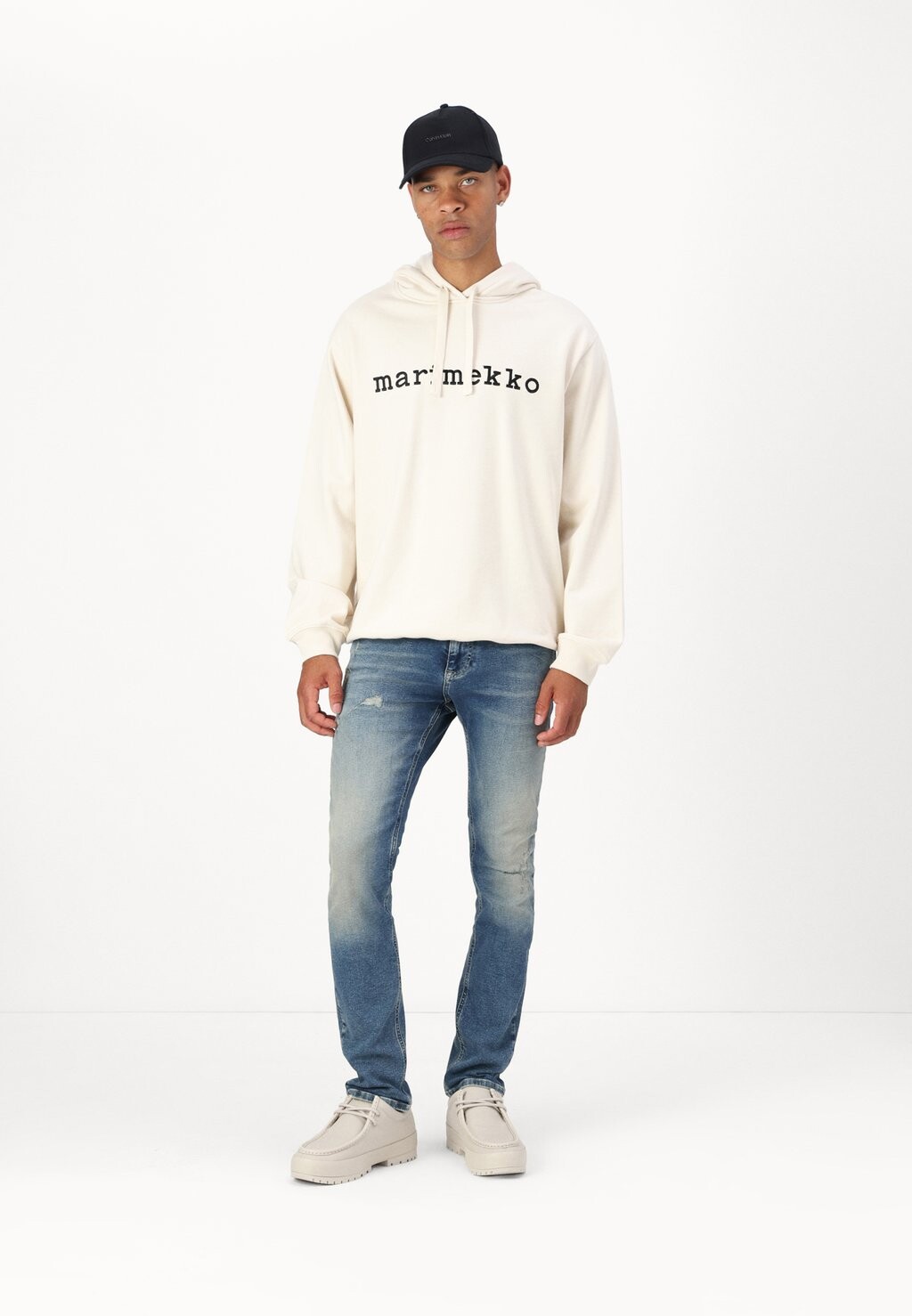 

Толстовка с капюшоном TERMI LOGO PLACEMENT UNISEX Marimekko, кремовый