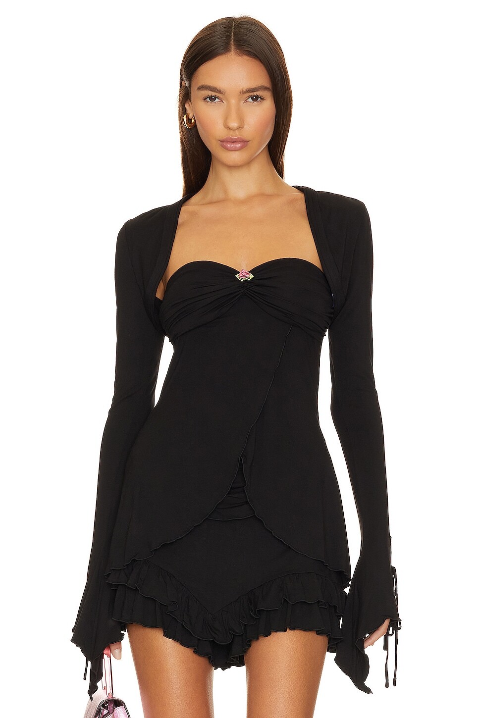 

Топ Nana Jacqueline Aubrey And Cardigan Set, черный