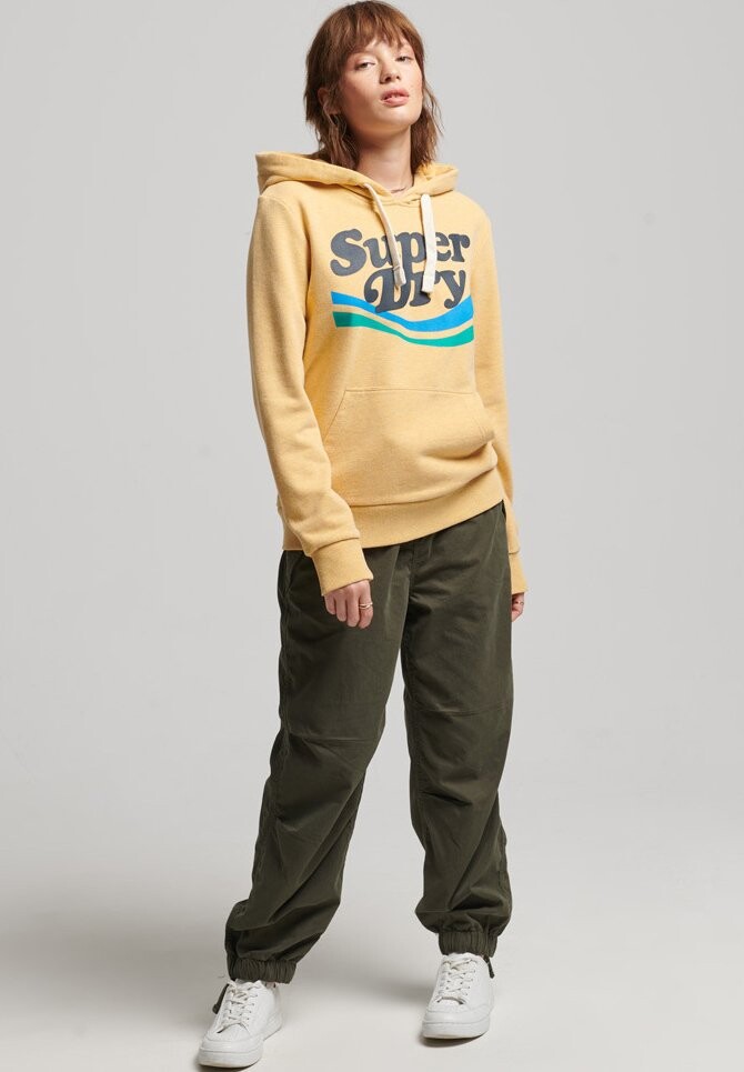 

Свитшот Superdry RAINBOW GRAPHIC LOGO, цвет ochre marl