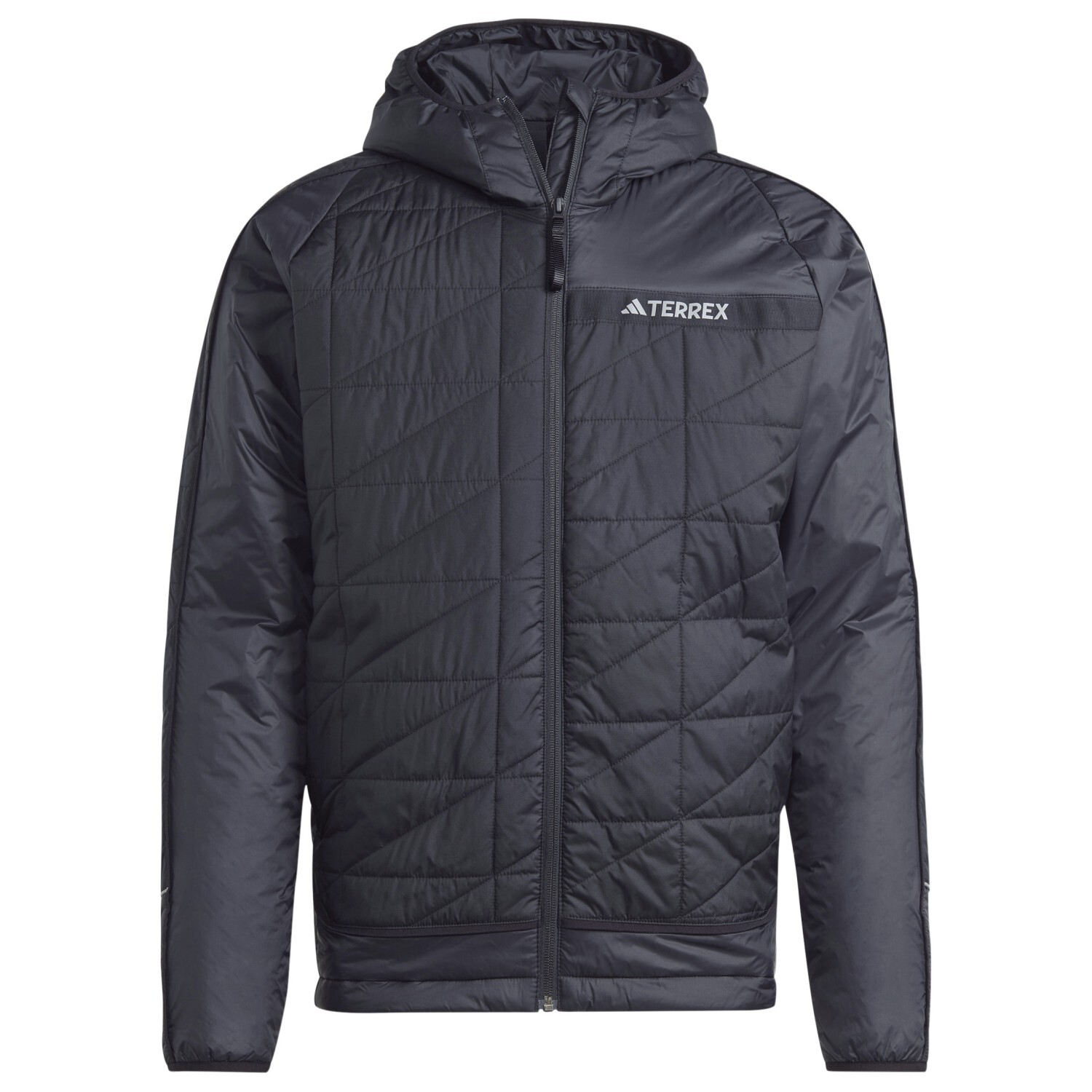 Куртка из синтетического волокна Adidas Terrex Terrex Multi Insulated Hooded, черный платье adidas hooded голубой