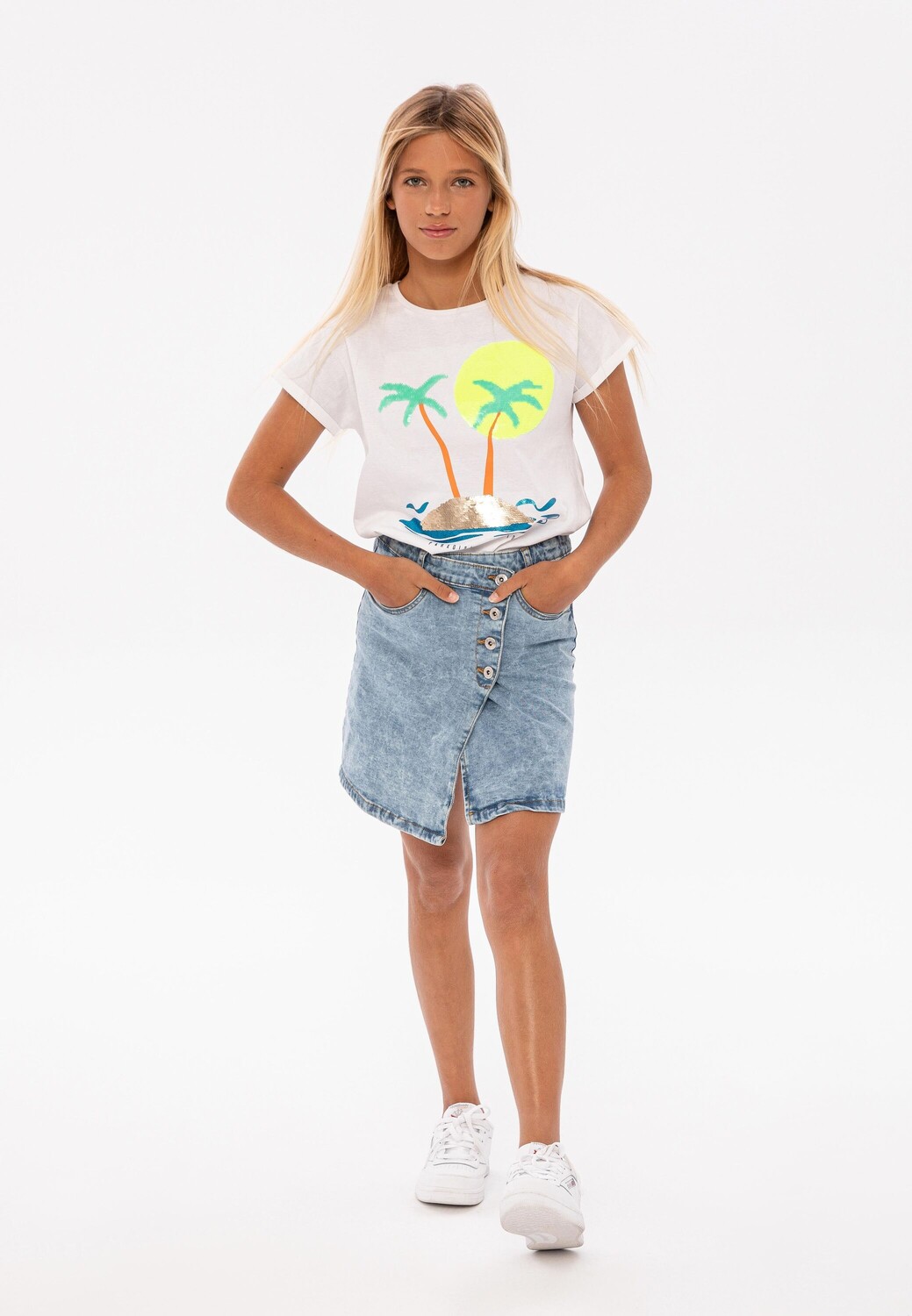 

Платье Minoti Jeansrock tea 5, цвет Denim Blau