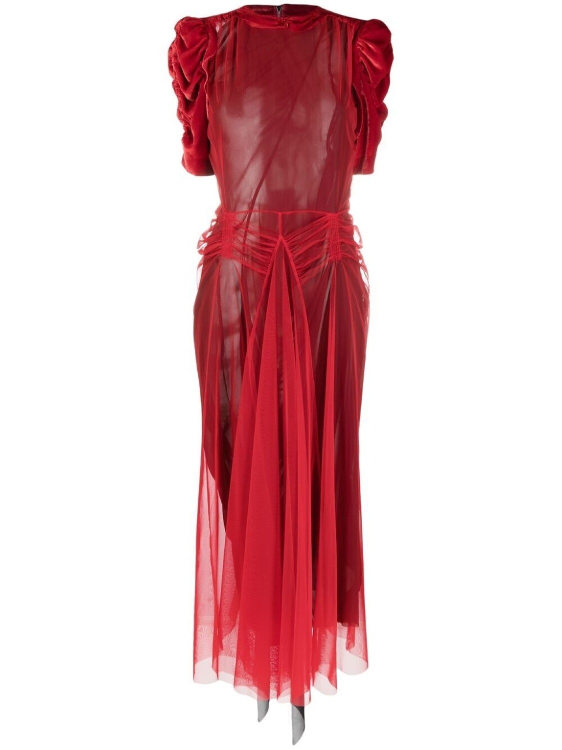 

Платье Tango с тюлем Maison Margiela, красный