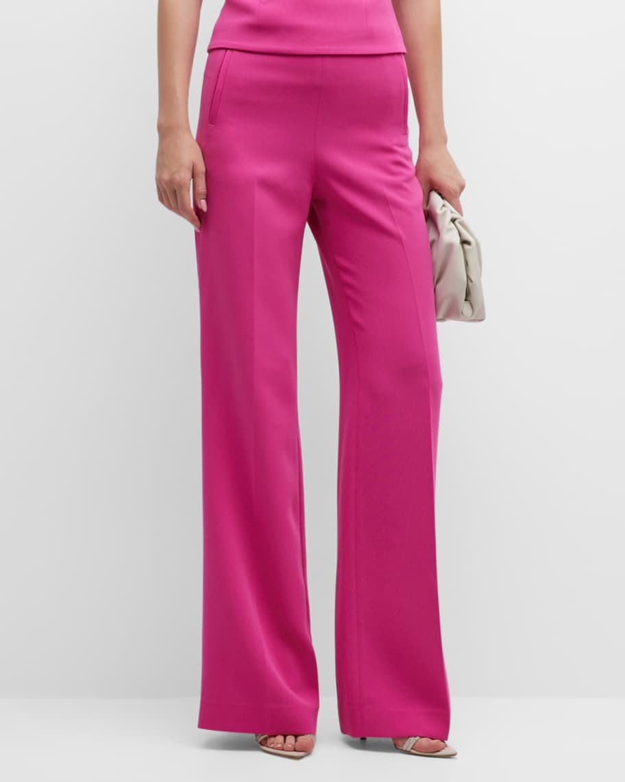 

Широкие брюки из эластичного кади Roland Mouret