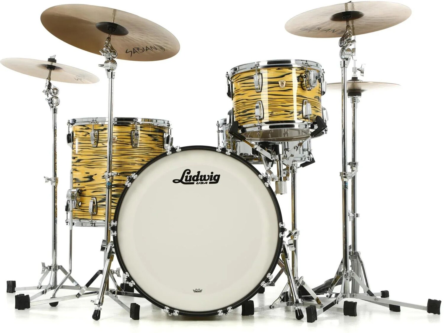 

Набор из 3 ракушек Ludwig Classic Maple Jazzette - Lemon Oyster