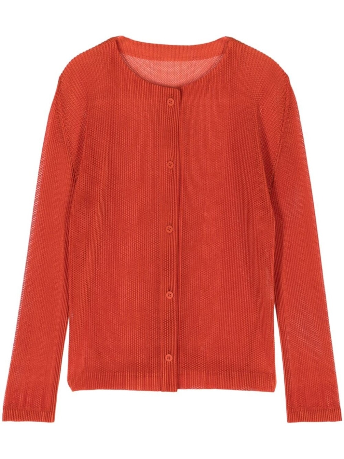 

Pleats Please Issey Miyake кардиган Tatami July, оранжевый