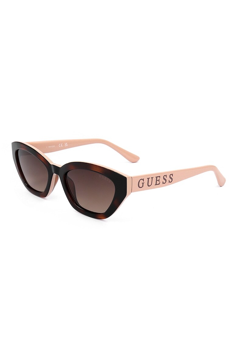 

Солнцезащитные очки «кошачий глаз» в коричневых оттенках Guess, коричневый