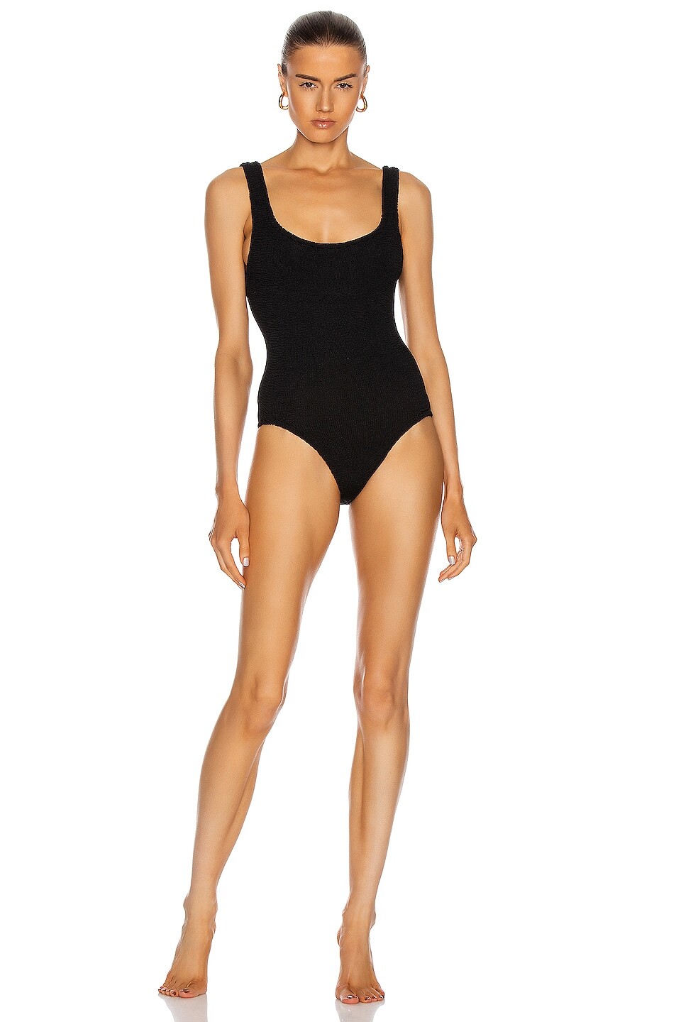 

Купальник Hunza G Classic Square Neck One Piece, черный