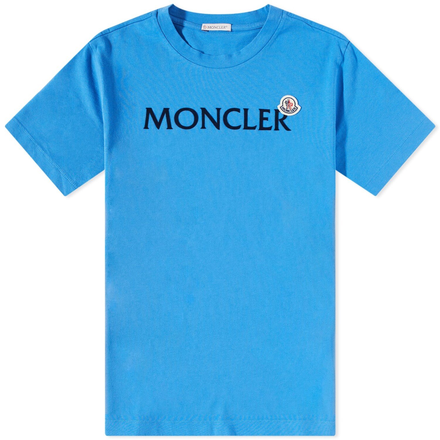 

Футболка Moncler Text Logo T-Shirt, синий