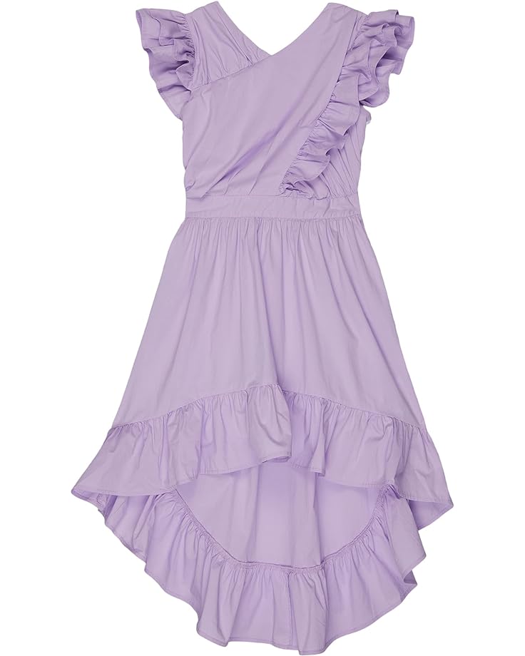 Платье HABITUAL girl Wrap Ruffle Dress, фиолетовый платье habitual girl mock wrap dress черный