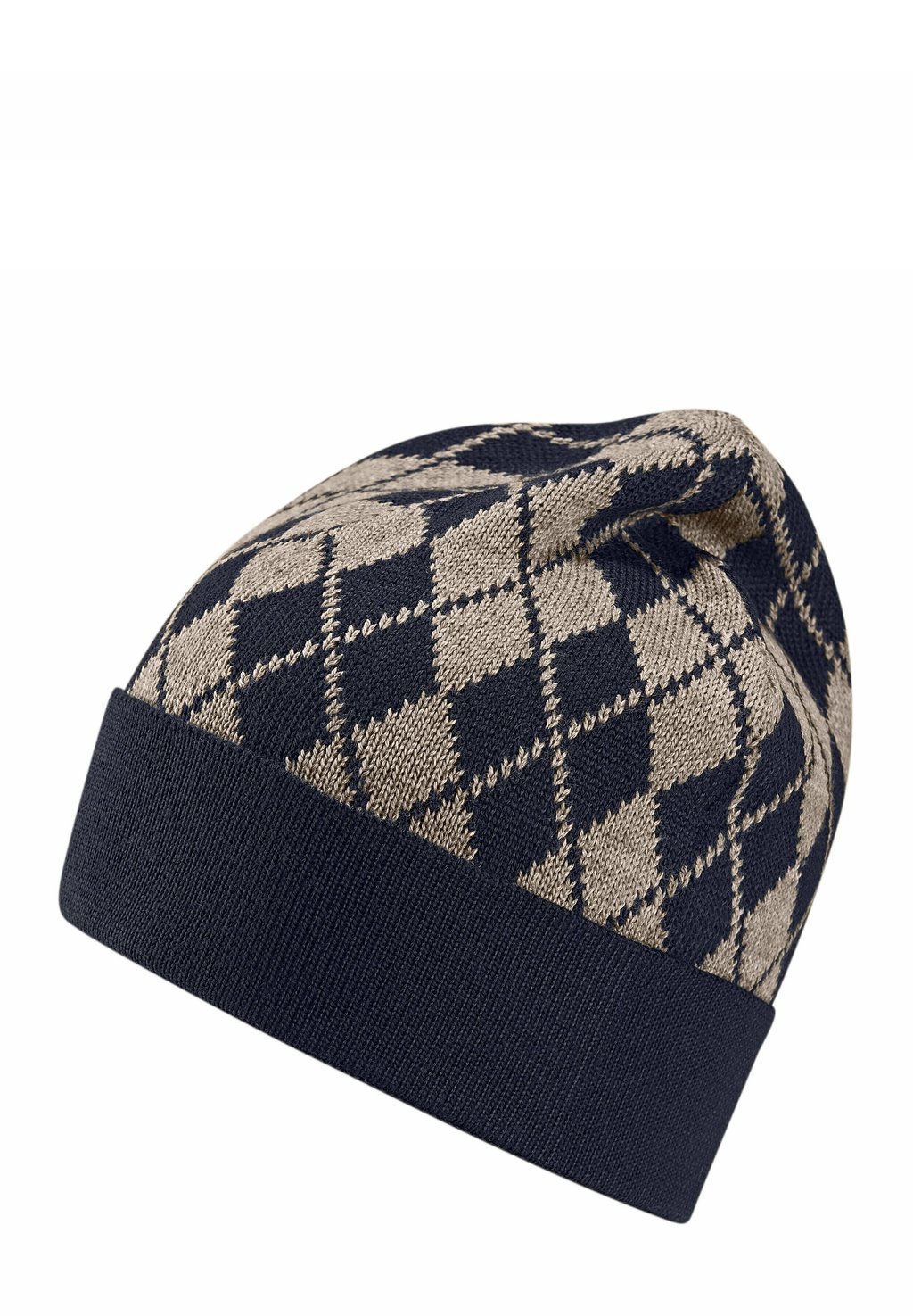 

Шапка Argyle Hat Wool-cashmere blend Burlington, цвет marine