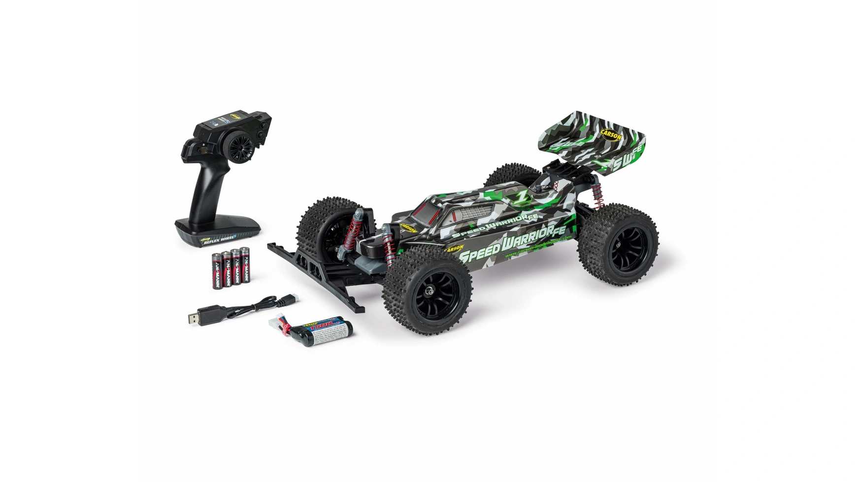 

Carson 1:10 FE Speed ​​Warrior 2.4G 100% RTR зеленый
