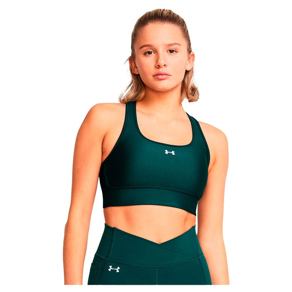 

Спортивный топ Under Armour Crossback Longline, зеленый