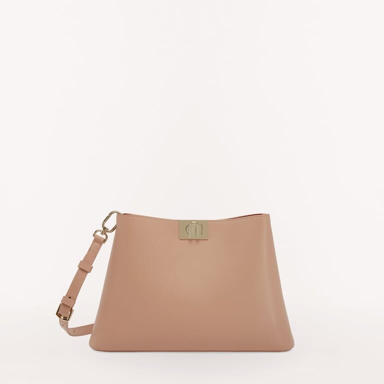 

Наплечная сумка женская Furla FLEUR M, оранжевый