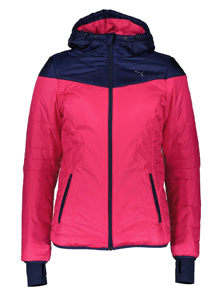 

Стеганая куртка Puma, цвет pink/dunkelblau