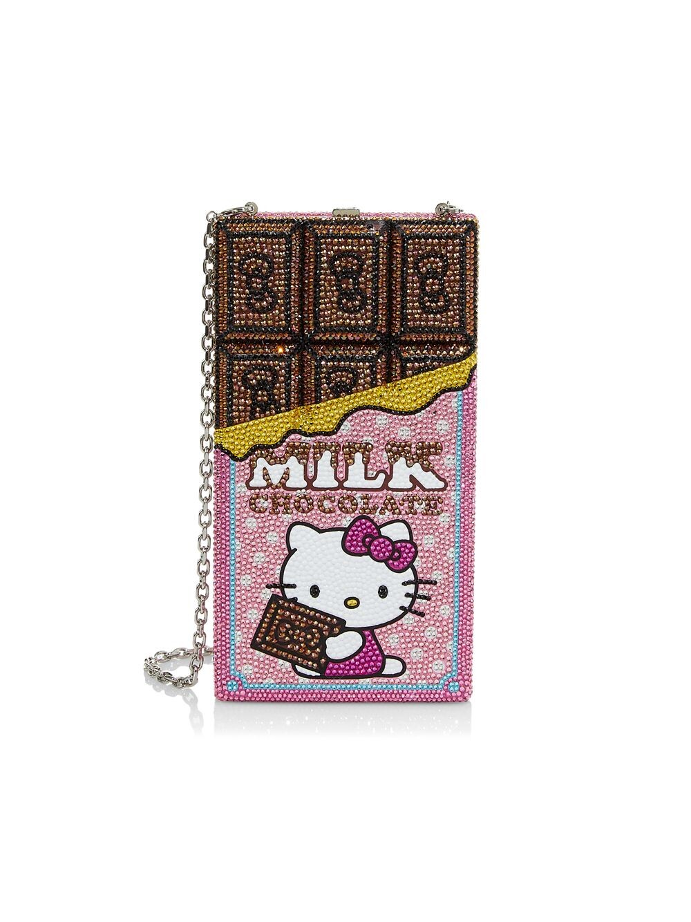 

Клатч Hello Kitty для моноблока Judith Leiber Couture, серебряный
