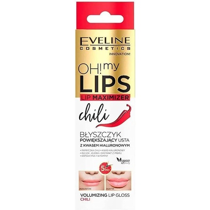 Oh My Lips Средство для увеличения губ с перцем чили, 5 мл, Eveline Cosmetics