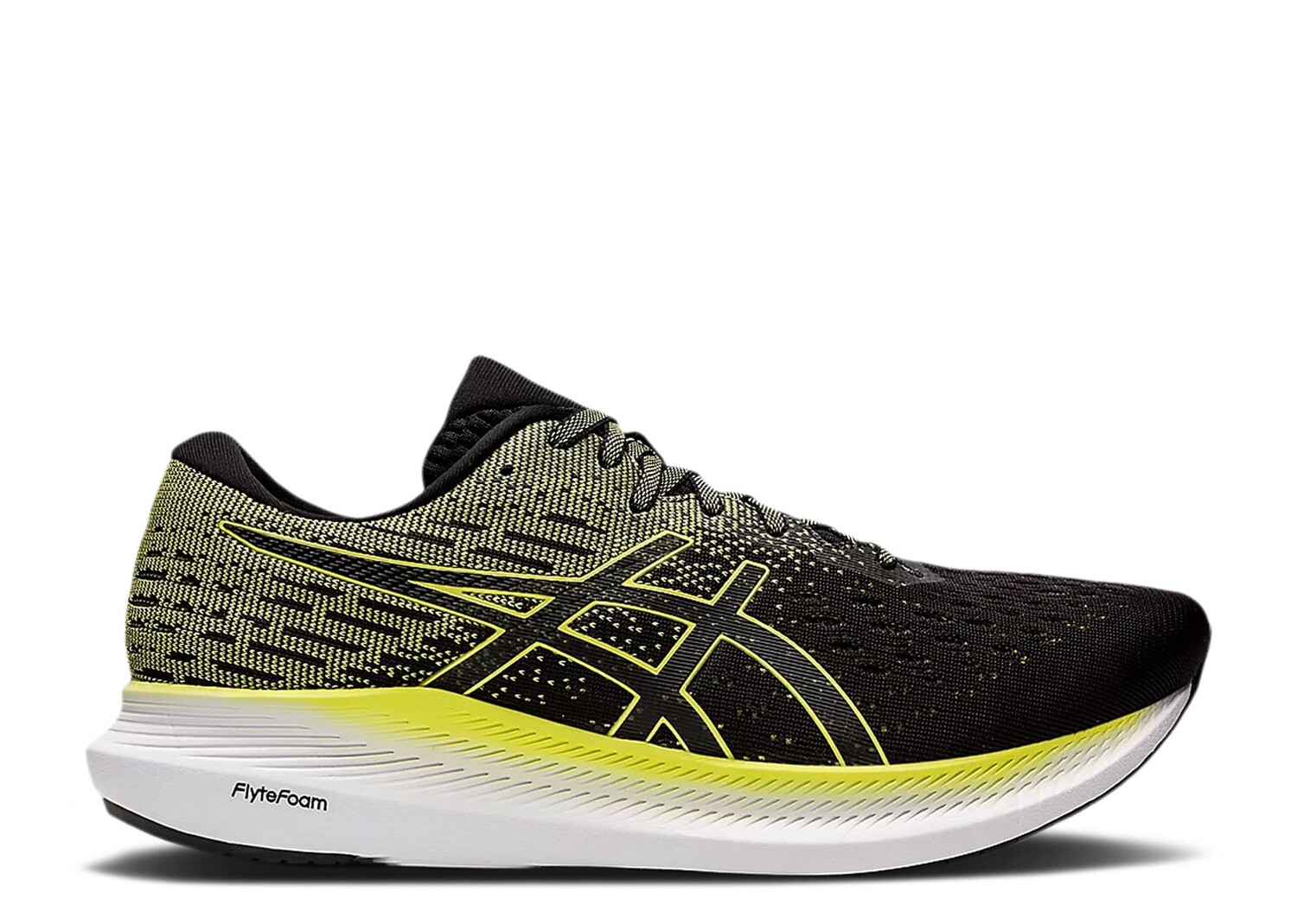 Кроссовки ASICS Evoride 2 'Black Glow Yellow', черный кроссовки asics novablast 2 gs black glow yellow черный