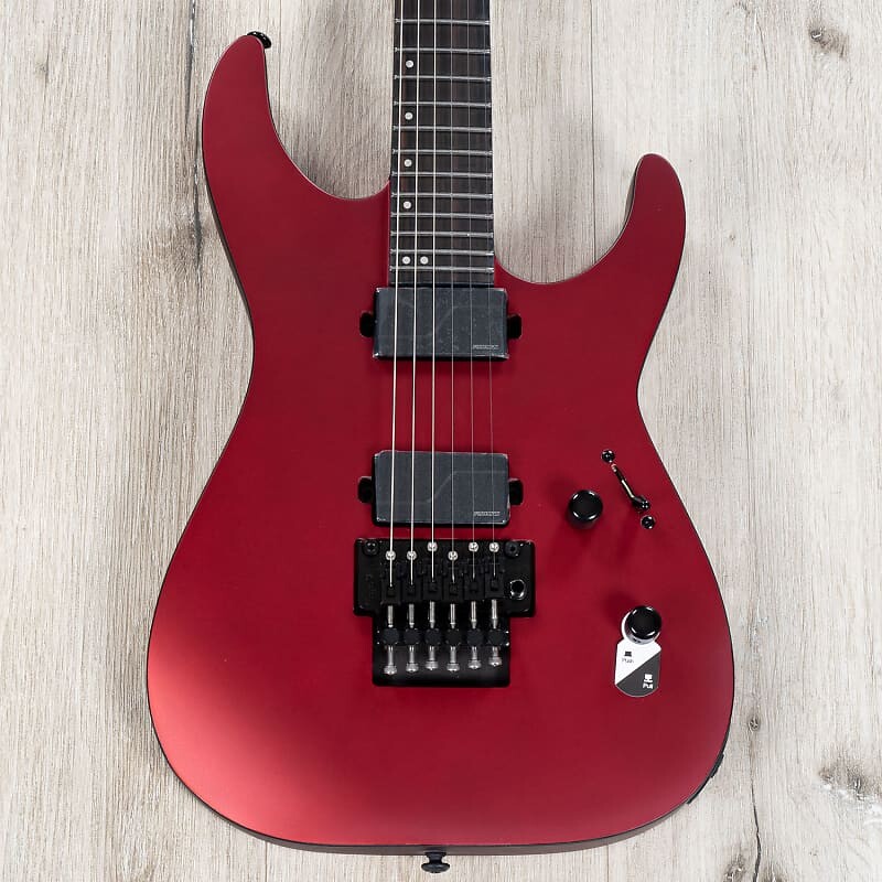 

Электрогитара ESP LTD M-1000 Guitar, Macassar Ebony Fretboard, Fishman, Candy Apple Red Satin