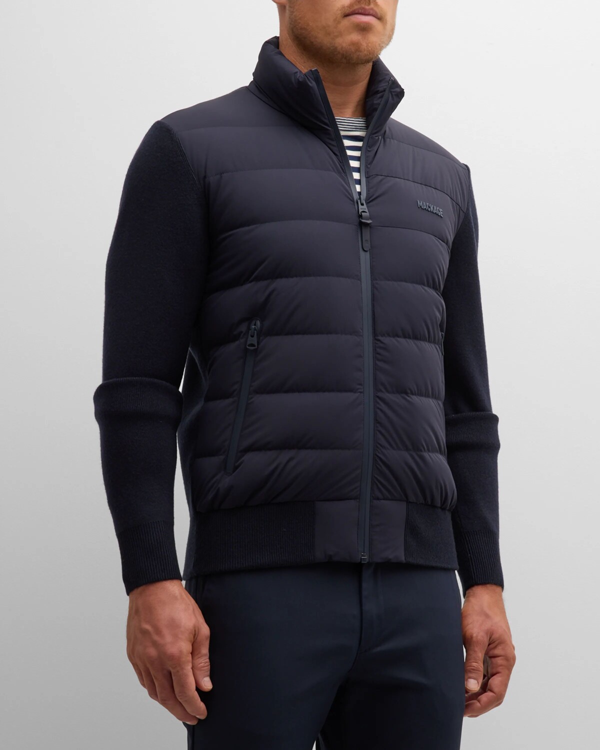 

Мужской гибридный пуховик Haney City Mackage, цвет Navy