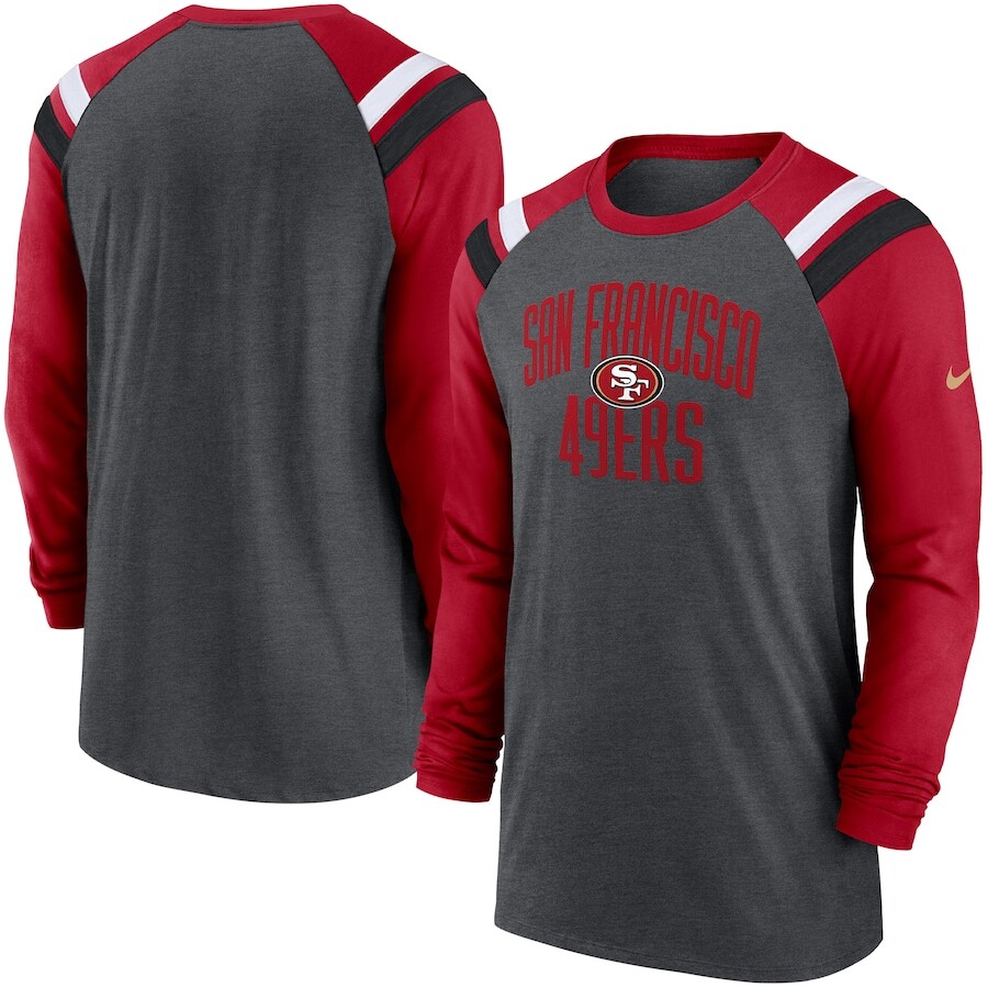 

Футболка с длинным рукавом Nike San Francisco 49Ers, угольный