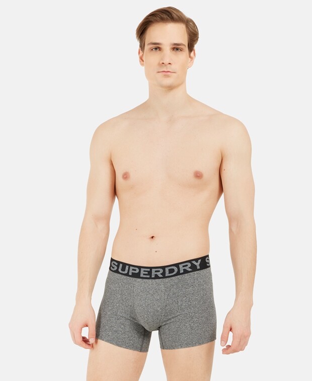 

Шорты-боксеры, комплект из 3 шт. Superdry, серый