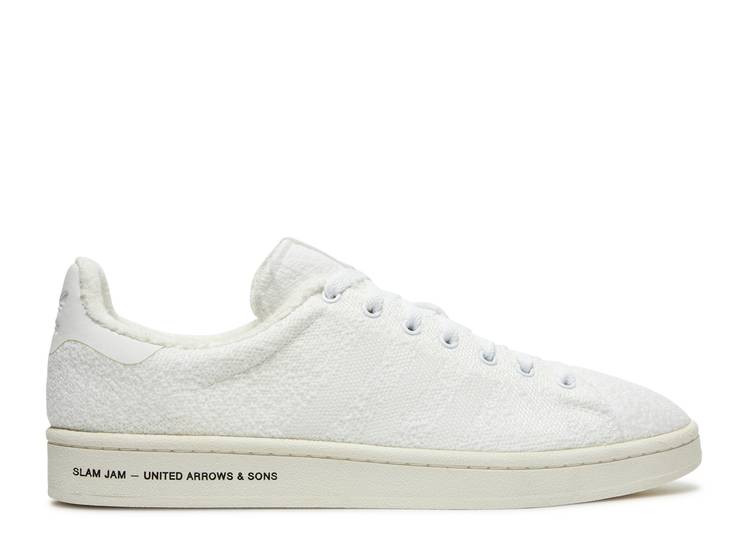 цена Кроссовки Adidas SLAM JAM SOCIALISM X UNITED ARROWS & SONS X CAMPUS 'CHALK WHITE', белый