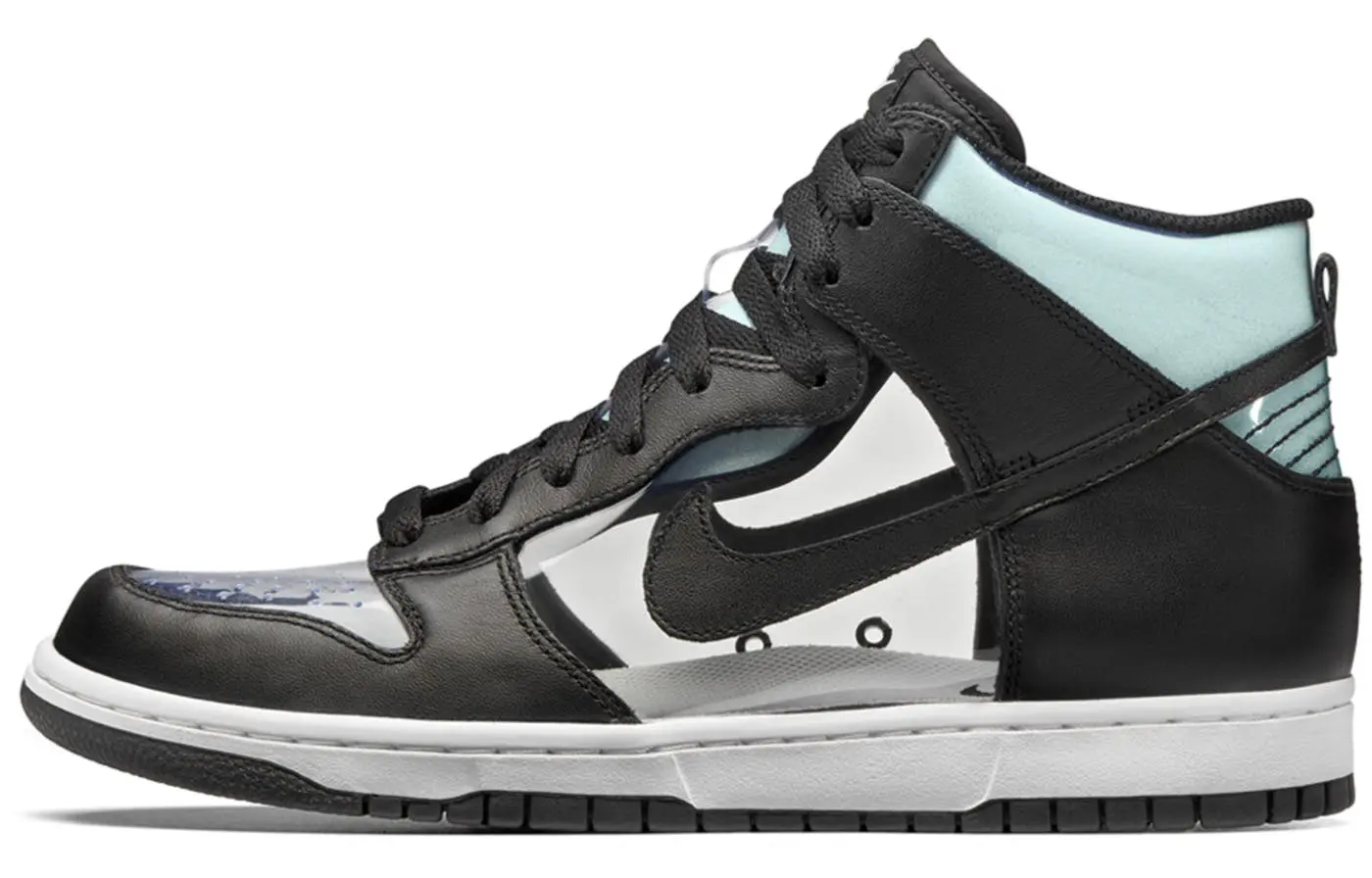 

Прозрачные кроссовки Nike Dunk High Comme Des Garcons