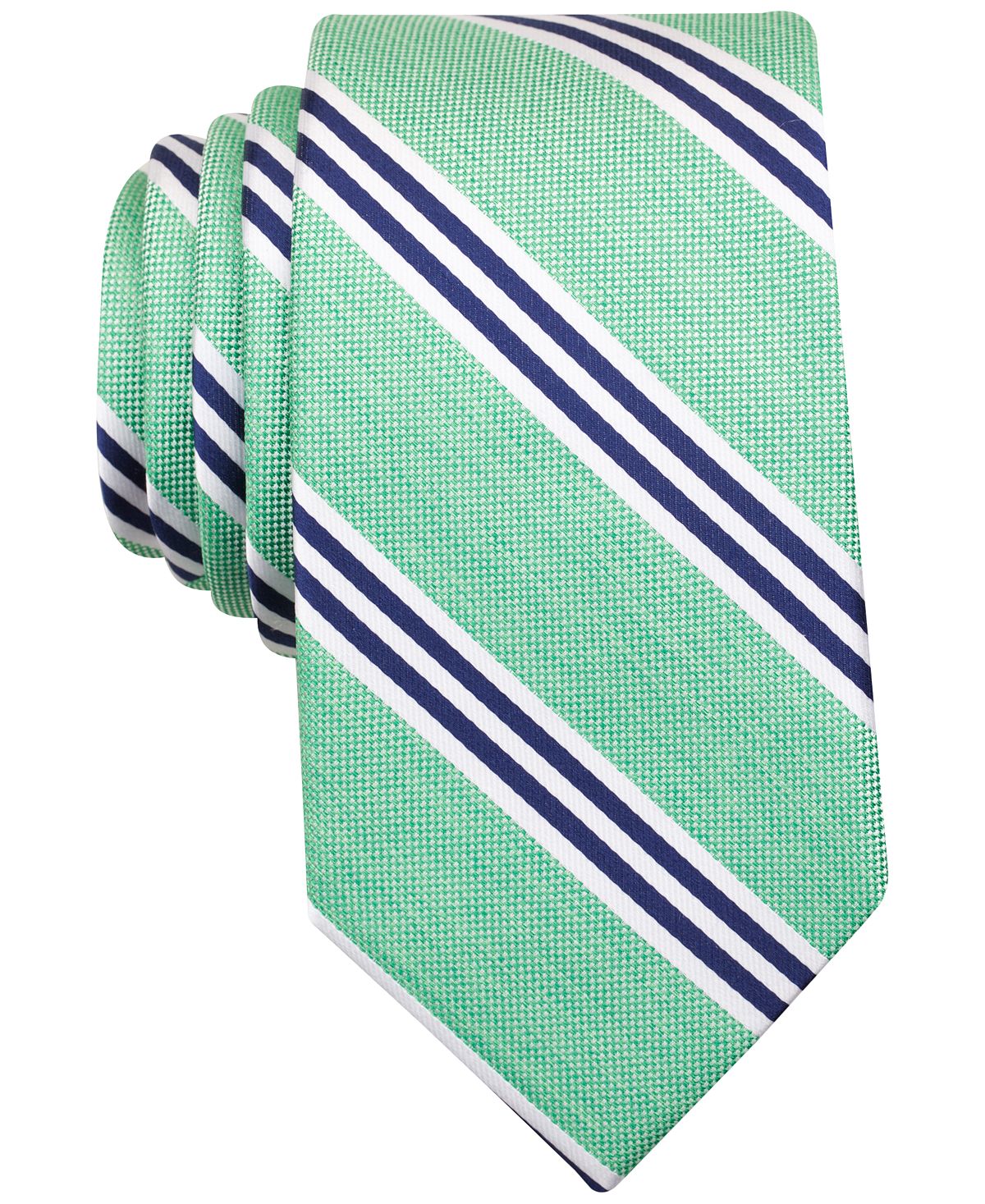 Мужской галстук в трюмную полоску Nautica галстук в полоску зеленый