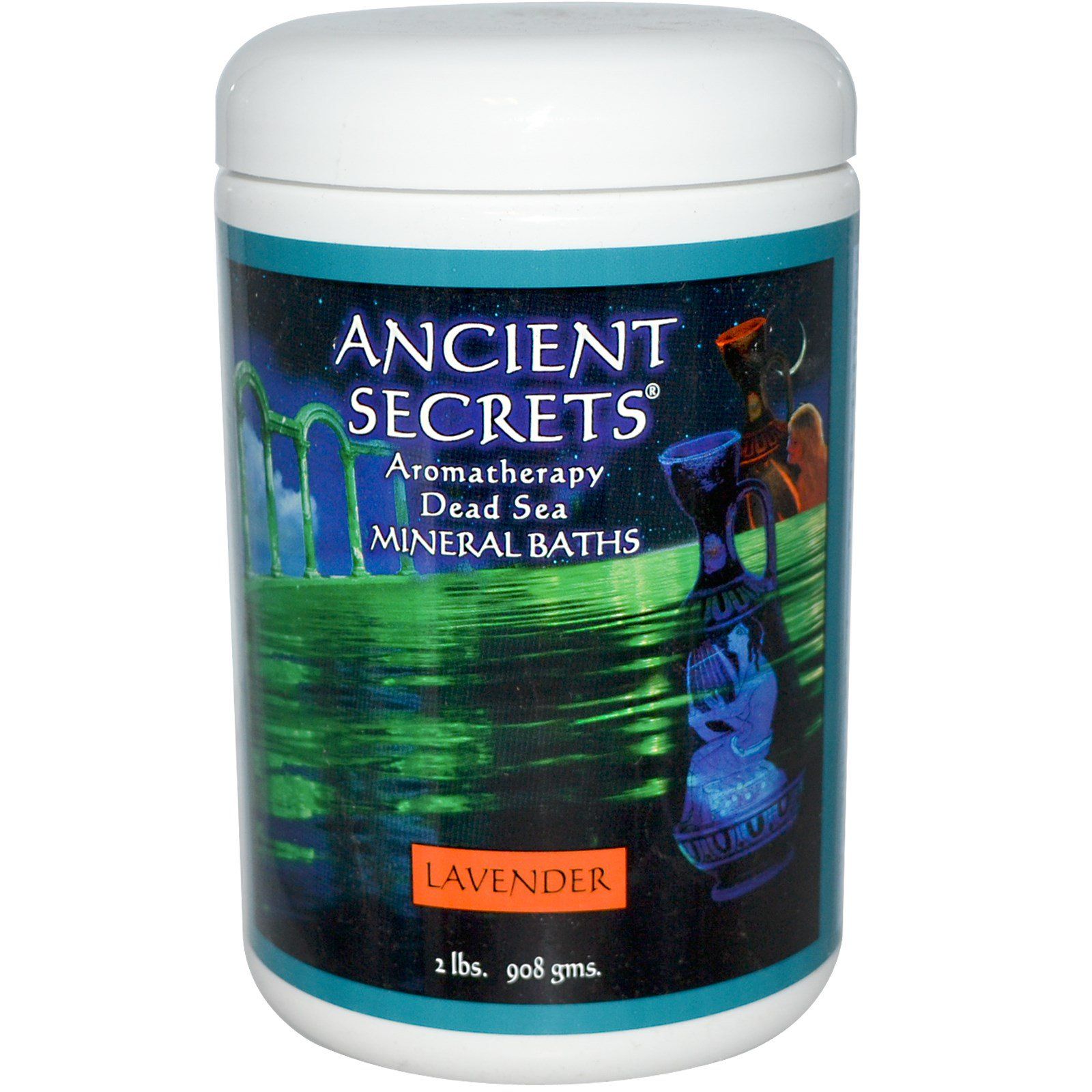 Ancient Secrets Lotus Brand Inc. Ароматерапия средство для ванны с минералами мертвого моря лаванда 2 фунта (908 г)