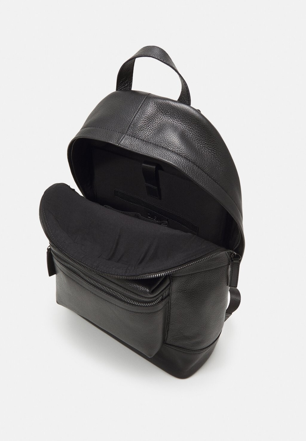 

Рюкзак Leather Unisex Zign, черный