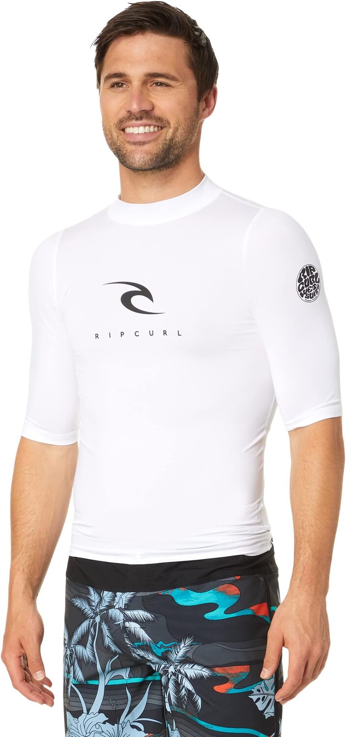 

УФ-футболка Corps Performance Fit с короткими рукавами Rip Curl, белый