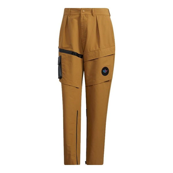 Брюки Men's adidas originals Prem Wvn Pnt Casual Cargo Sports Pants/Trousers/Joggers Orange, оранжевый