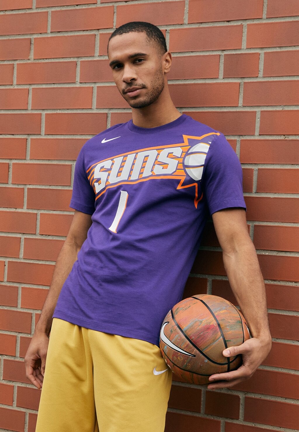 

Team ФУТБОЛКА NBA DEVIN BOOKER PHOENIX SUNS PHX Nike, новая орхидея