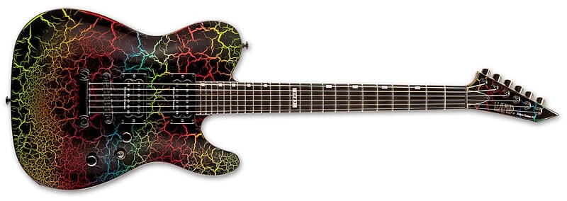 

Электрогитара ESP Ltd Eclipse '87 Non-Trem, Rainbow Crackle