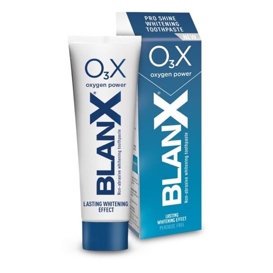 Отбеливающая зубная паста с активным кислородом, 75мл BLANX O3X зубная паста отбеливающая сила кислорода o3x oxygen power blanx бланкс