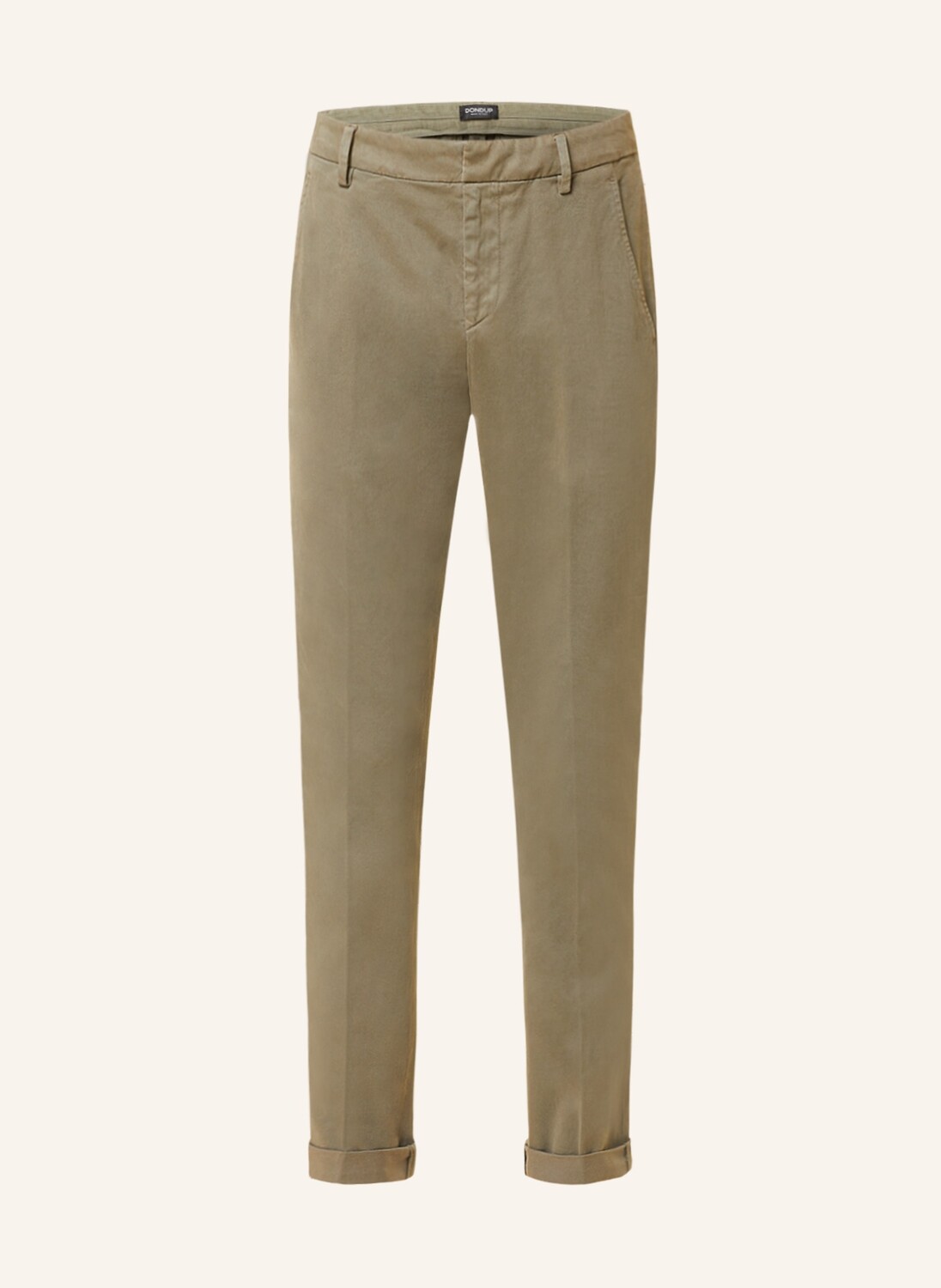 

Брюки чино Dondup GAUBERT Extra Slim Fit, серо-коричневый
