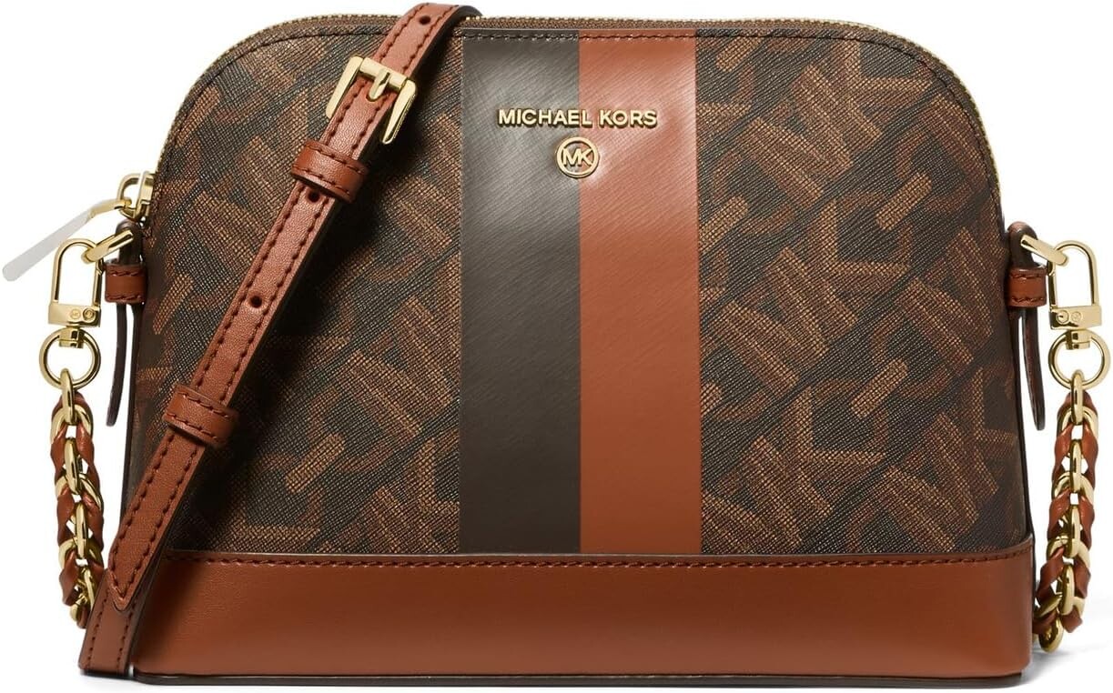 

Сумка Jet Set Charm Large Dome Crossbody MICHAEL Michael Kors, цвет Brown/Luggage