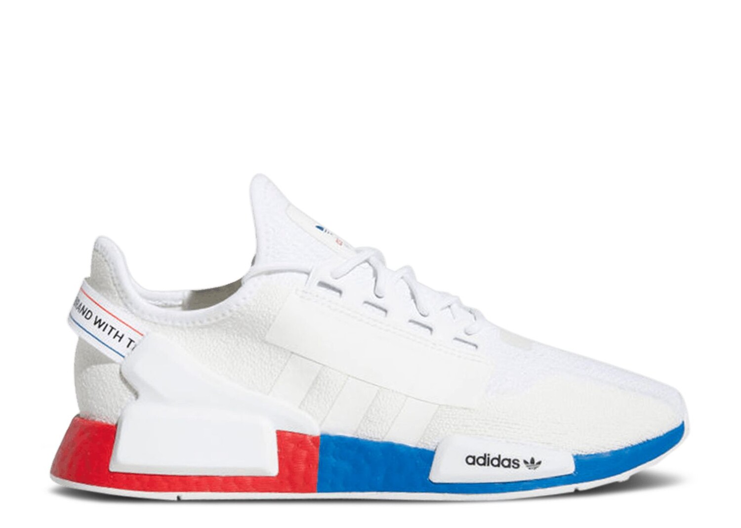 Кроссовки adidas Nmd_R1 V2 'White Lush Red Blue', белый