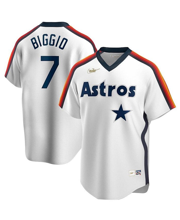 

Мужское джерси с логотипом Craig Biggio White Houston Astros Home Cooperstown Collection Nike, белый