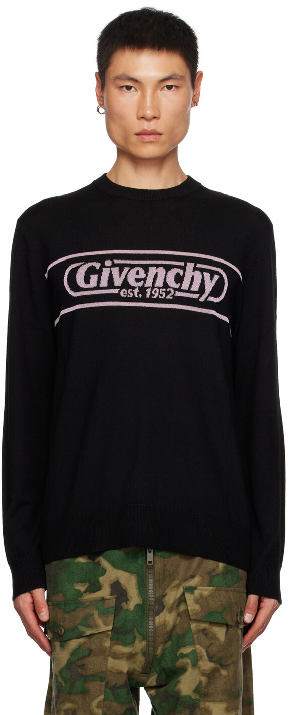 

Черный жаккардовый свитер Givenchy