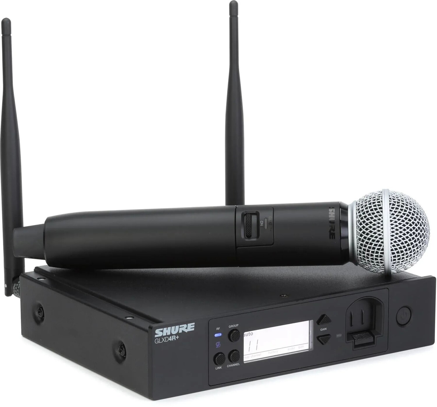 

Цифровая беспроводная стоечная система Shure GLXD24R+ с капсулой SM58