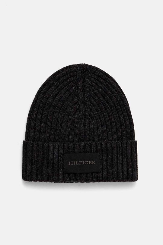 

Шапка из смесовой шерсти Tommy Hilfiger, черный