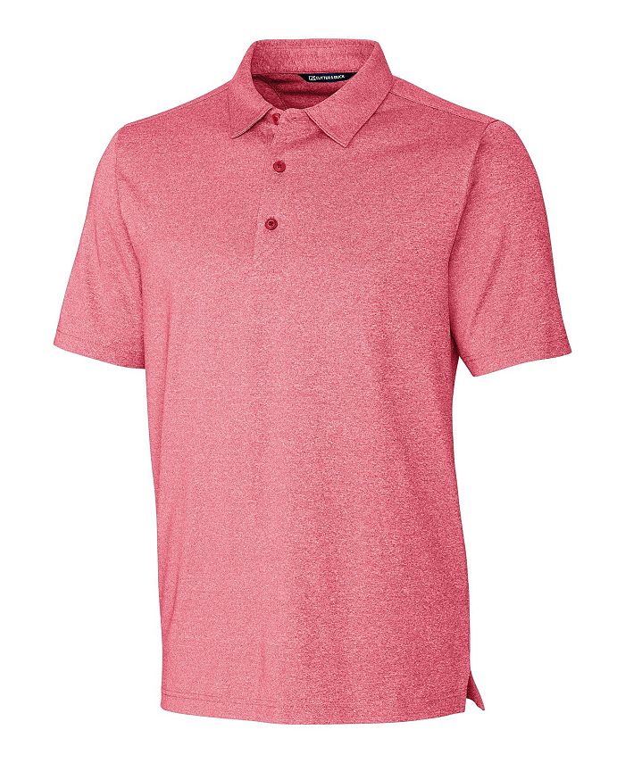 Мужская рубашка-поло стрейч с принтом Forge Cutter & Buck, красный цена и фото