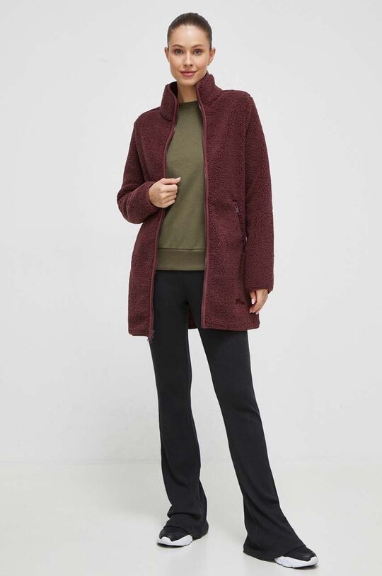 

Спортивная толстовка High Curl Jack Wolfskin, бордовый, Красный