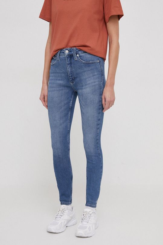 Джинсы Calvin Klein Jeans, синий джинсы скинни calvin klein jeans размер 31 синий