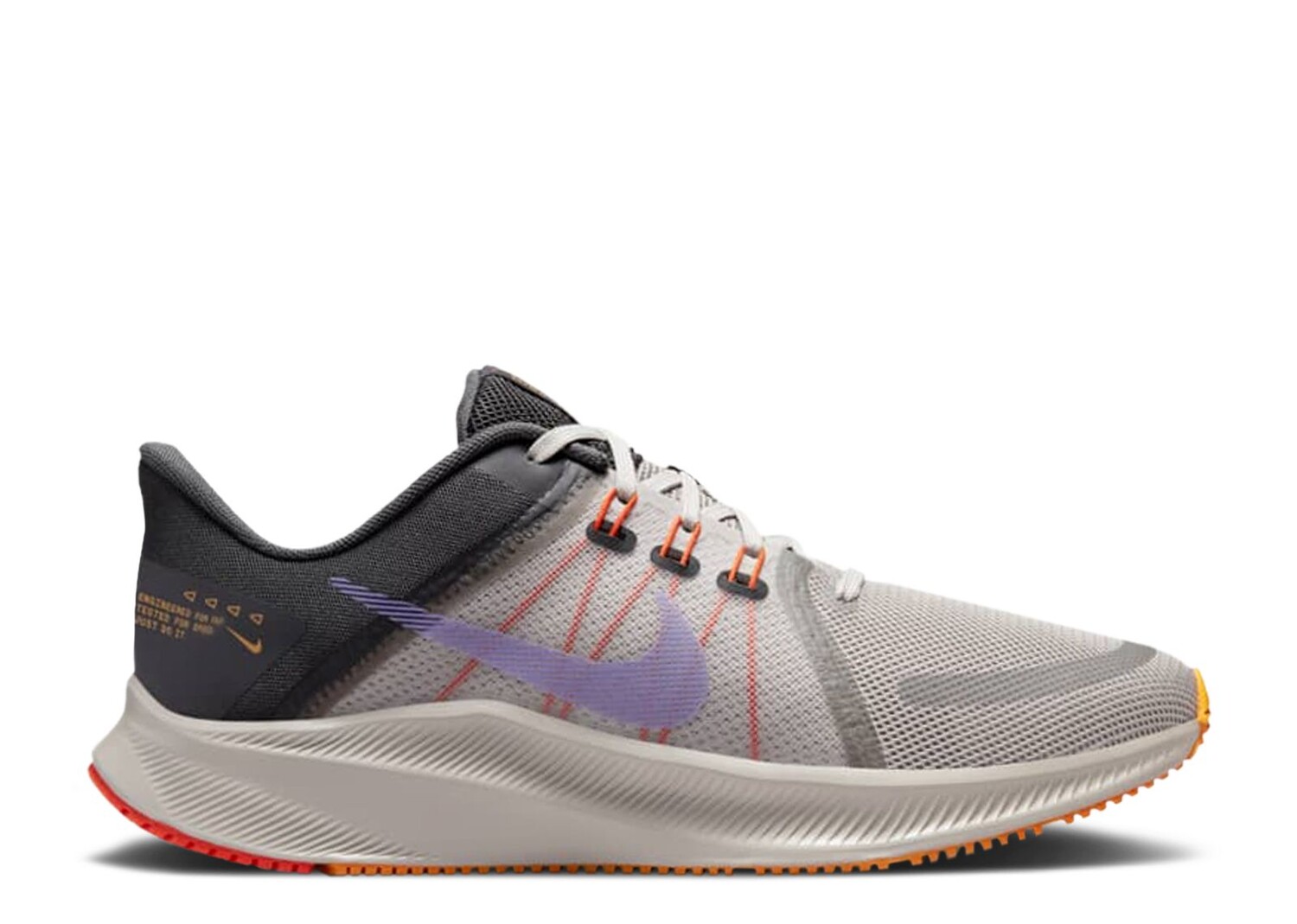 

Кроссовки Nike Quest 4 'Cobblestone Psychic Purple', серый
