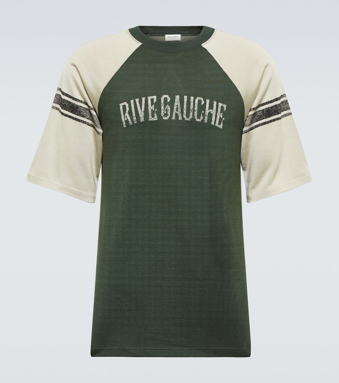 

Футболка из джерси Rive Gauche Saint Laurent, зеленый