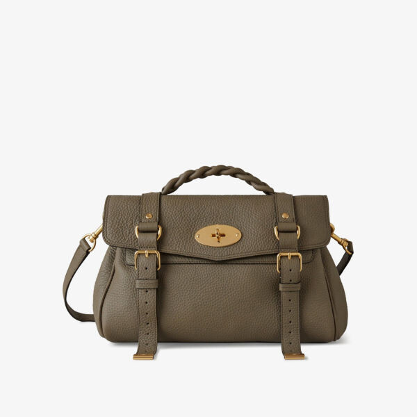 

Сумка-Тоут Alexa из зернистой кожи Mulberry, зеленый