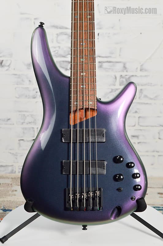 Басс гитара Ibanez SR505EBAB Electric Bass Guitar Black Aurora Burst цена и фото