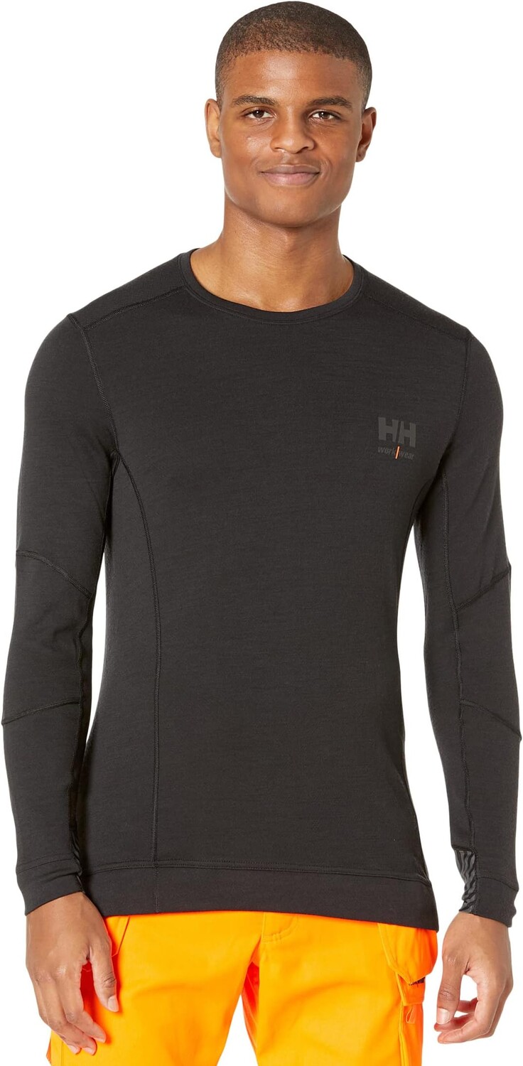 

Лифа Меринос с круглым вырезом Helly Hansen, черный